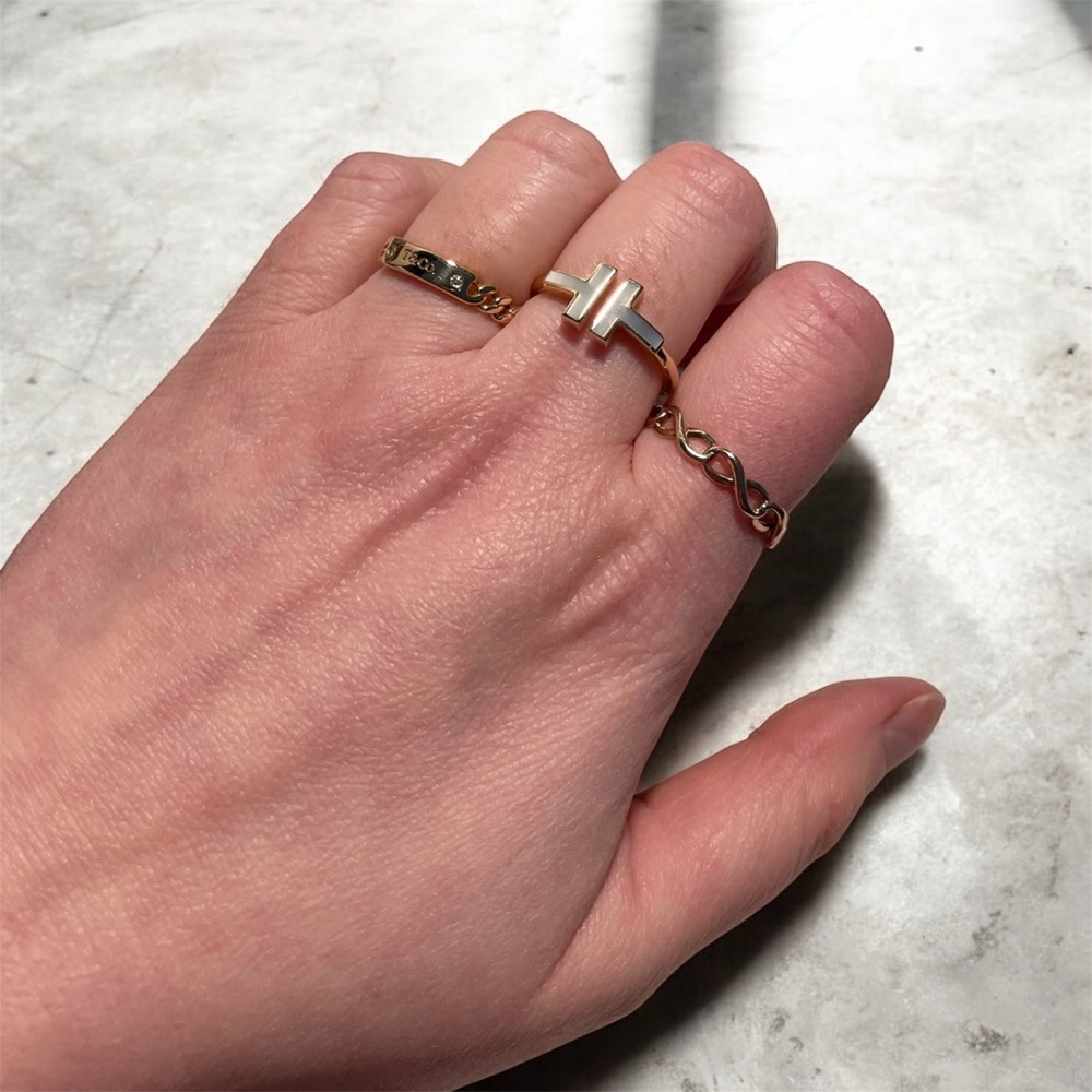 Tiffany rubedo infinity ring RARE larger size - Picture 6 of 6